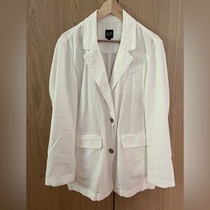 GAP Women's Linen Blazer Jacket